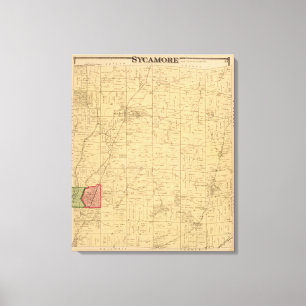 Platane, Ohio Leinwanddruck