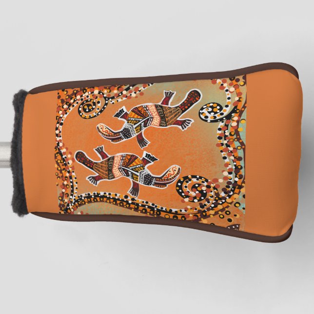 PLATAPUS ART GOLF HEADCOVER (Vorderseite)