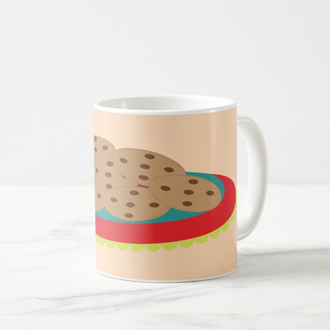 Plate für Cookies Kaffeetasse (VorderseiteRechts)