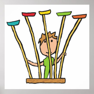 Plate Spinning Poster