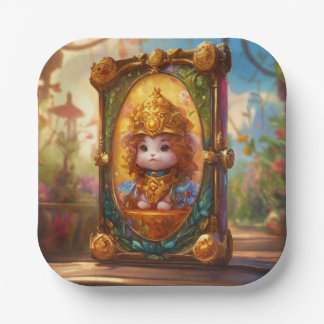 Plateful of Elegance: Stilvolle Papierplatte Pappteller