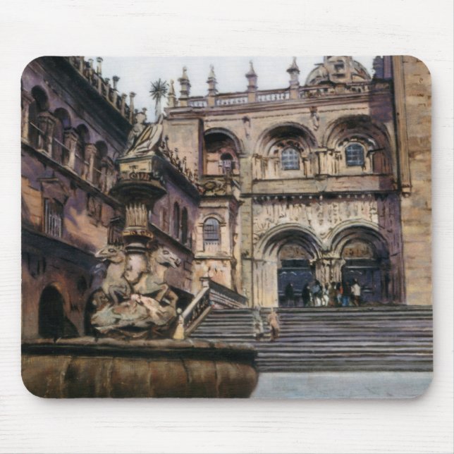 Platerías (Santiago de Compostela). A Coruña) Mousepad (Vorne)