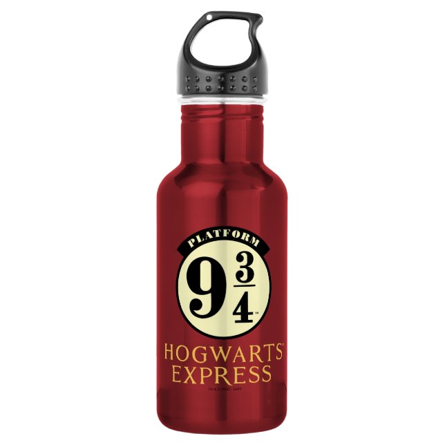 Platform 9 3/4 HOGWARTS™ EXPRESS-Symbol Edelstahlflasche (Vorderseite)