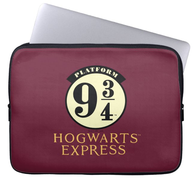 Platform 9 3/4 HOGWARTS™ EXPRESS-Symbol Laptopschutzhülle (Vorderseite)