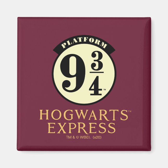 Platform 9 3/4 HOGWARTS™ EXPRESS-Symbol Magnet (Vorne)