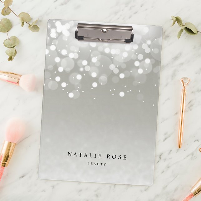 Platin Glow Personalisiert Klemmbrett (Von Creator hochgeladen)