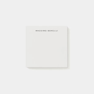 Platin-Grau minimalist schlicht lesbar modern Post-it Klebezettel