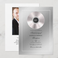 Platin-Hochzeitsjubiläums-Einladung