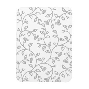 Platin, Schneewehe, Sternenstaub Dekor Design. Magnet