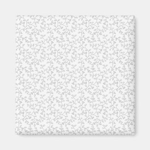 Platin, Schneewehe, Sternenstaub dekoratives Desig Magnet