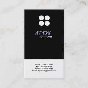 Platin-Visitenkarten modern Visitenkarte