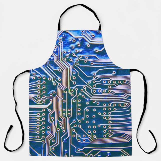 Platine,Computer,blau,Kondensator,Chip,ci Schürze (Vorderseite)