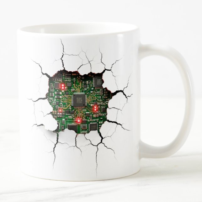 Platine mit gebrochenem Wall Kaffeetasse (Von Creator hochgeladen)