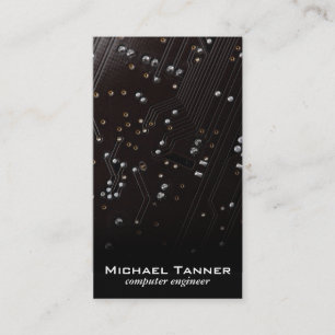 Platine (schwarz) visitenkarte