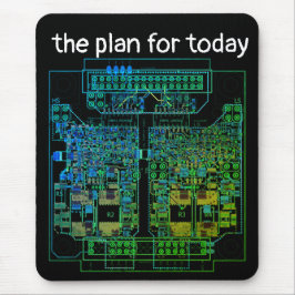Platinen-Shirt-Plan für Leiterplatten Mousepad
