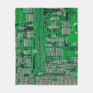 Platinenmalerei Fleecedecke