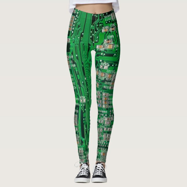 Platinenmalerei Leggings (Vorderseite)