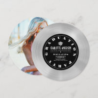 Platinscheibe/Vinyl Record-Abschluss-Foto