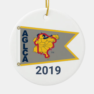 Platinum Burgee (2019) Keramik Ornament