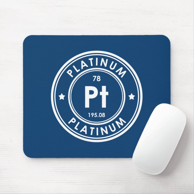 Platinum Element Blue Mouse Pad Mousepad (Mit Mouse)