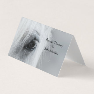 Platinum Equine Individuelle gefaltete Visitenkart Visitenkarten