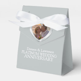 Platinum Hochzeitsherz Foto danke Ihnen für die Bo Geschenkschachtel