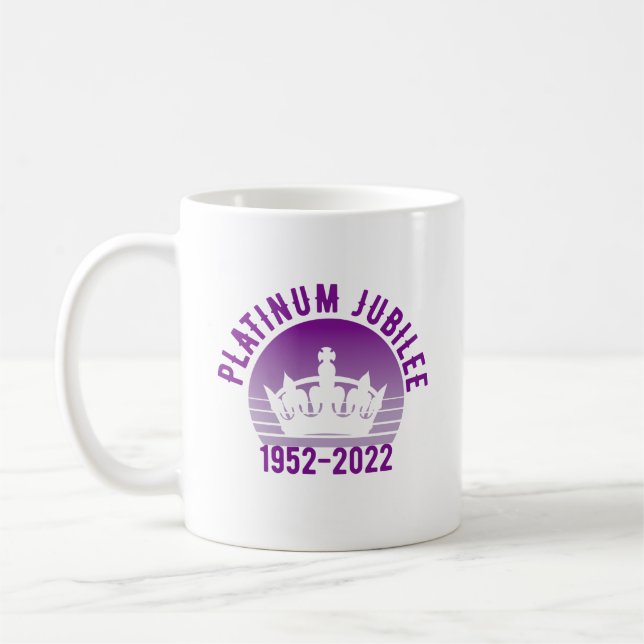 Platinum Jubilee 1952-2022  Kaffeetasse (Links)