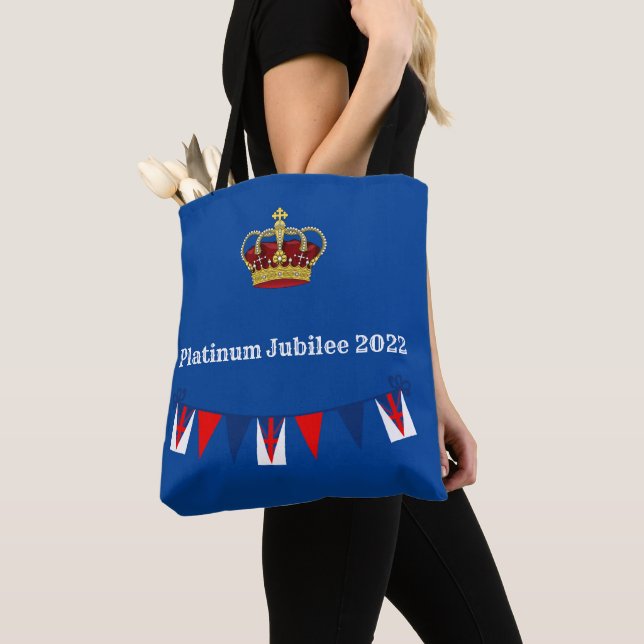 Platinum Jubilee 2022 Blue Tote Bag (Von Nahem)