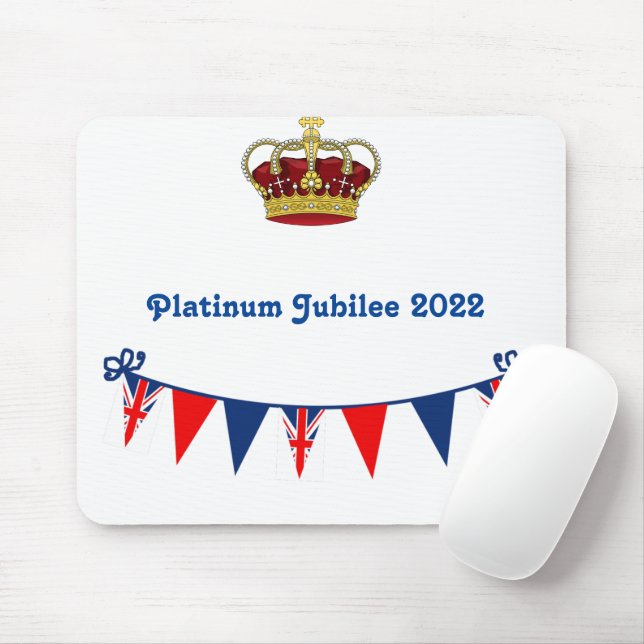 Platinum Jubilee 2022 Mousepad (Mit Mouse)