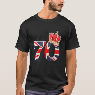 Platinum Jubilee British Monarch Queen 70 Y T-Shirt