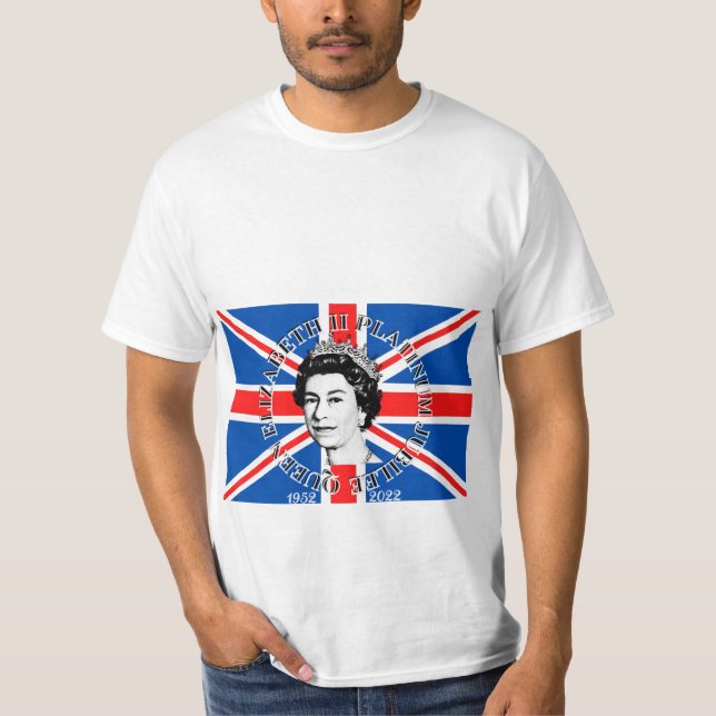 Platinum Jubilee - Queen Elizabeth II - T - Shirt (Vorderseite)