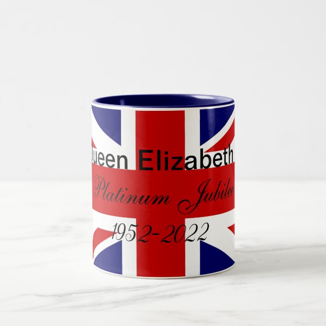 Platinum Jubilee.  Zweifarbige Tasse (Mittel)