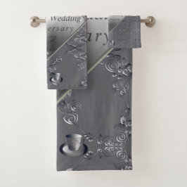 Platinum Smaragdgrün-Jubiläum Badetuch Set