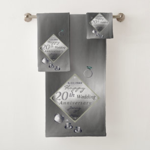 Platinum Smaragdgrün-Jubiläum Badetuch Set