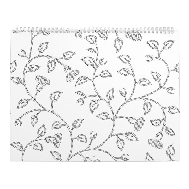 Platinum, Snow Drift, Star Dust dekoratives Design Kalender (Titelbild)