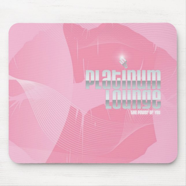 PlatinumLounge rosa Mausunterlage! Mousepad (Vorne)
