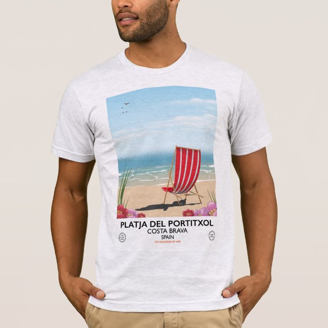 Platja del Portitxol, Costa Brava, Spanien T-Shirt (Vorderseite)