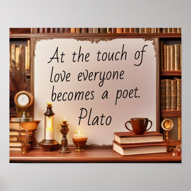 Plato An der Touch der Liebe Poster (Vorne)