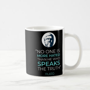 Plato ancient griechische Philosophie Zitat Kaffeetasse