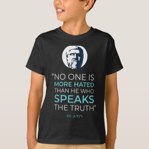 Plato ancient griechische Philosophie Zitat T-Shirt
