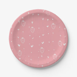 Plato de papel Cute Fresi `placas de papel Pappteller
