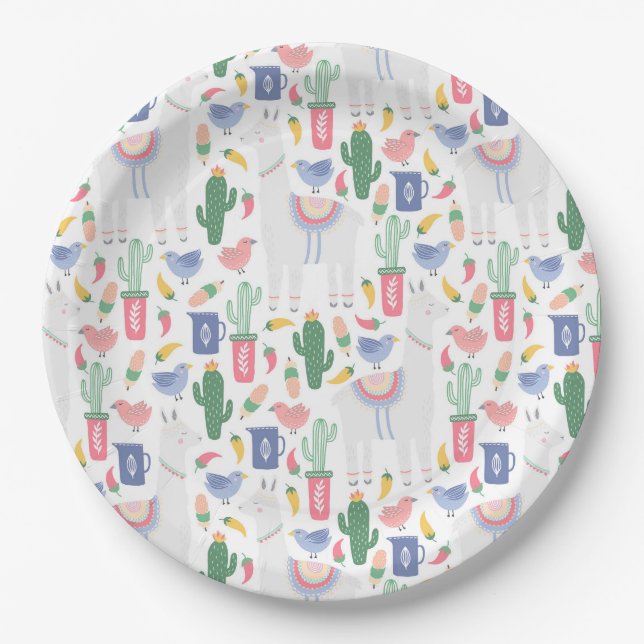 Plato de papel de la colección Oh, Llama Llama Pappteller (Vorderseite)