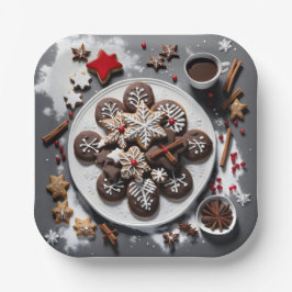 Plato de papel navidad 1 - 001 pappteller