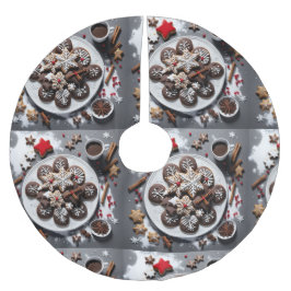 Plato de papel navidad 1 - 001 polyester weihnachtsbaumdecke