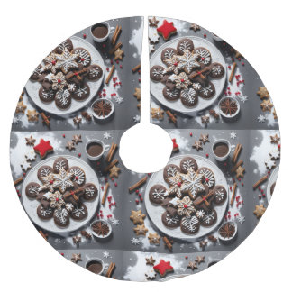 Plato de papel navidad 1 - 001 polyester weihnachtsbaumdecke