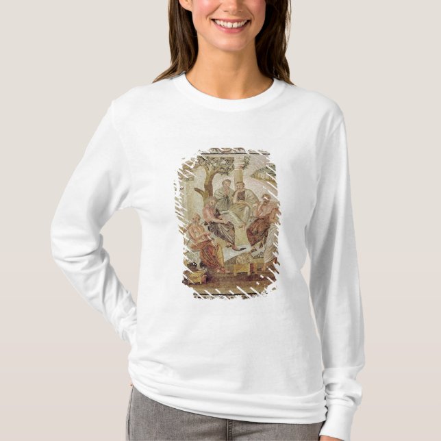 Plato, der mit seinen Schülern sich unterhält T-Shirt (Vorderseite)