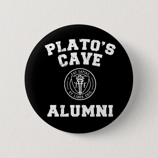 Plato-Höhle-Alumni-Taste Button (Vorderseite)