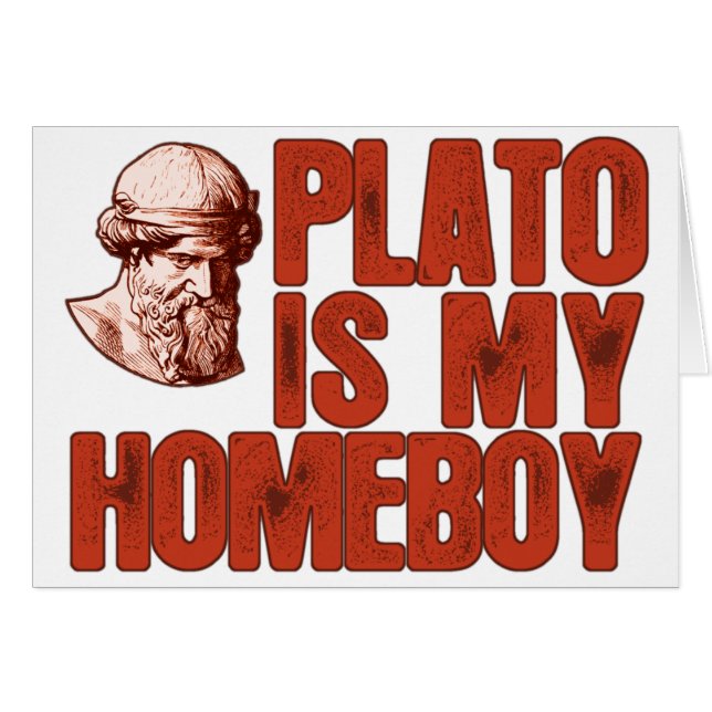 Plato ist mein Homeboy (Vorderseite (Horizontal))