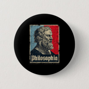 Plato Philosophia Platos Altgriechische Philosophi Button