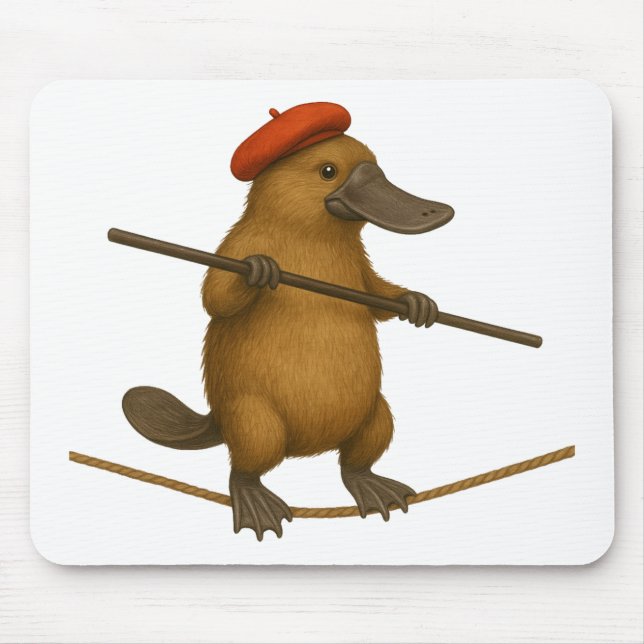 Plato platypus tightrope walker mousepad (Vorne)